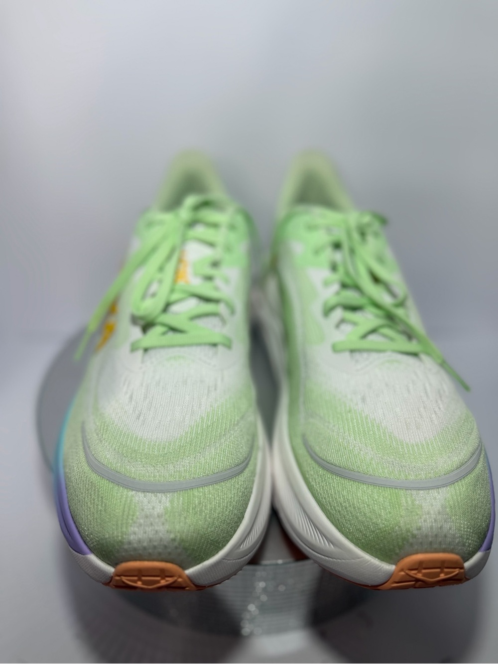 Hoka Women's Light Green and Lavender Running Sneakers size 11.5 NWT